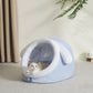 Cute Crystal Velvet Cat Igloo - Cozy Indoor Bed for Cats