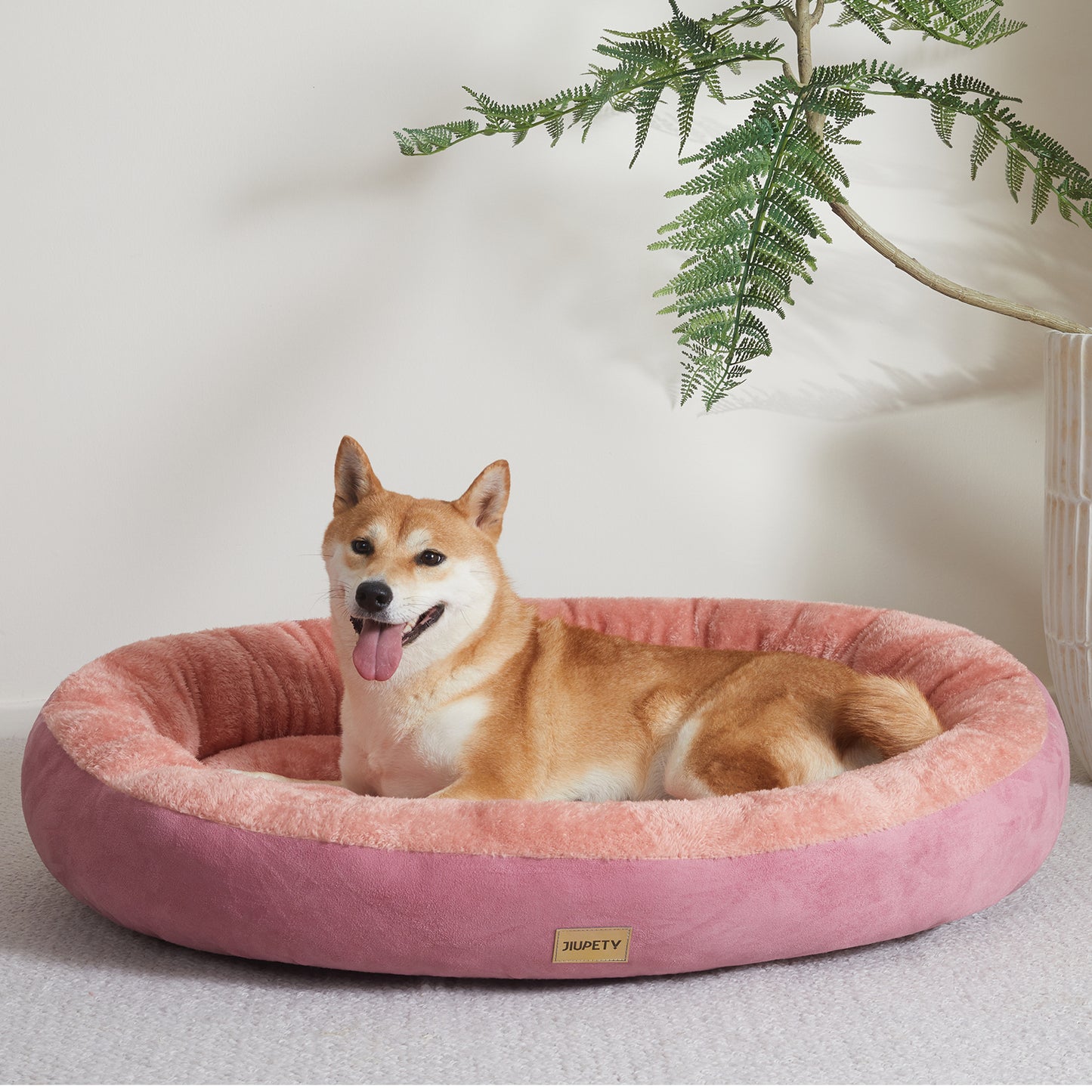 Washable Oval Dog and Cat Bed Mat