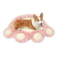 Paw-Shaped Plush Pet Bed - Cozy, Cute & Washer-Dryer Safe