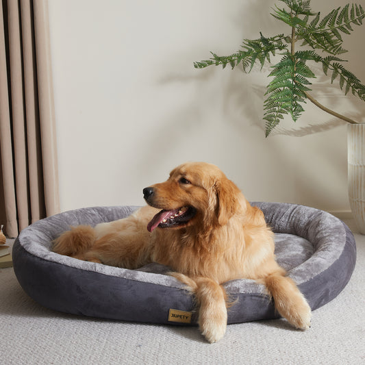 Washable Oval Dog and Cat Bed Mat