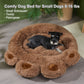 Cozy Paw-Shape Dog Bed - Plush, Calming & Versatile