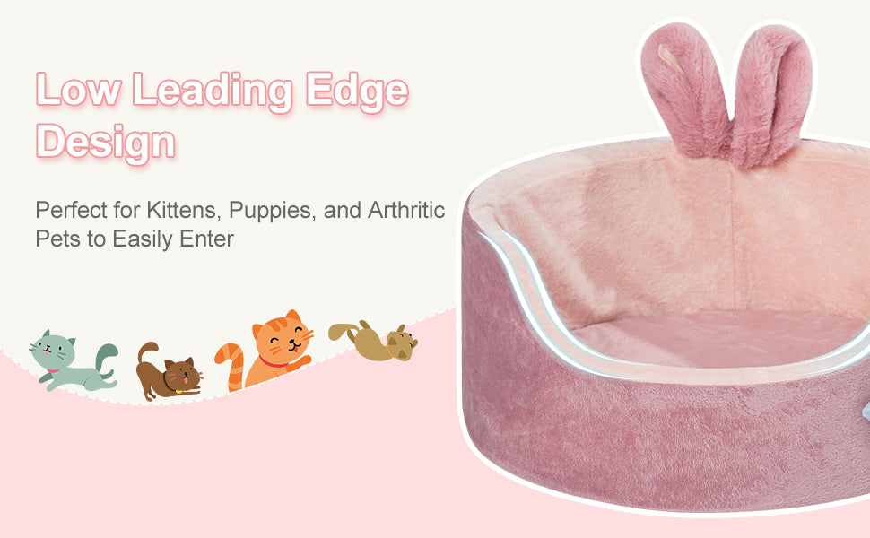 Round Cozy Pet Haven Bed - Comfortable & Snug