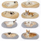 Oval Pet Bed - Cozy, Innovative Design, Plush Comfort, 100% PP Cotton Fill