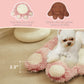 Paw-Shaped Plush Pet Bed - Cozy, Cute & Washer-Dryer Safe