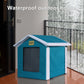 Waterproof Outdoor Pet House - All-Weather Shelter for Cats & Dogs