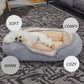 Oval Pet Bed - Cozy, Innovative Design, Plush Comfort, 100% PP Cotton Fill