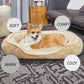 Oval Pet Bed - Cozy, Innovative Design, Plush Comfort, 100% PP Cotton Fill