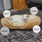 Oval Pet Bed - Cozy, Innovative Design, Plush Comfort, 100% PP Cotton Fill