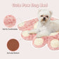 Paw-Shaped Plush Pet Bed - Cozy, Cute & Washer-Dryer Safe