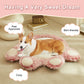 Paw-Shaped Plush Pet Bed - Cozy, Cute & Washer-Dryer Safe