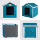 Waterproof Outdoor Pet House - All-Weather Shelter for Cats & Dogs