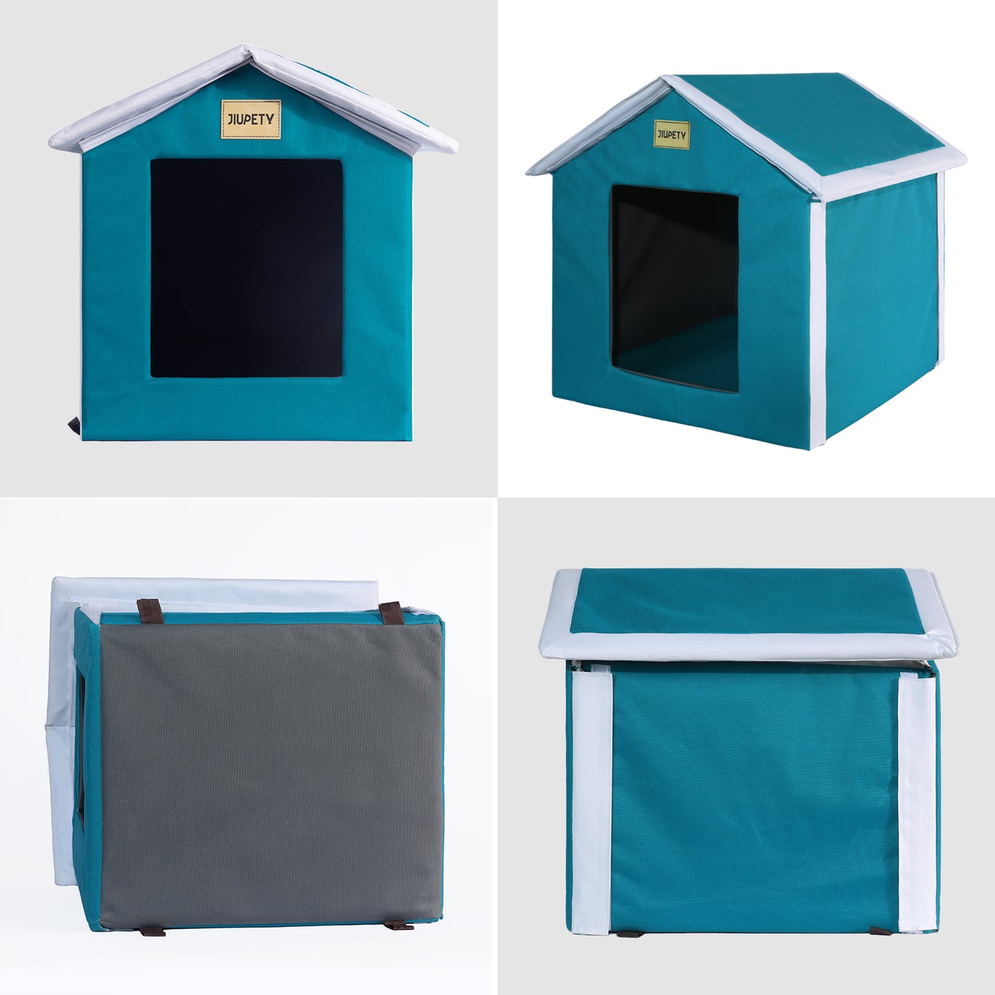 Waterproof Outdoor Pet House - All-Weather Shelter for Cats & Dogs