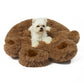 Cozy Paw-Shape Dog Bed - Plush, Calming & Versatile