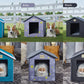 Waterproof Outdoor Pet House - All-Weather Shelter for Cats & Dogs