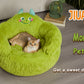 CozyCompanion Calming Pet Bed - Plush, Anti-Slip for Cats & Dogs