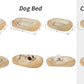 Oval Pet Bed - Cozy, Innovative Design, Plush Comfort, 100% PP Cotton Fill