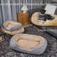 Oval Pet Bed - Cozy, Innovative Design, Plush Comfort, 100% PP Cotton Fill