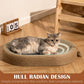 24" Sisal Cat Scratcher - 2-in-1 Bed & Scratching Board