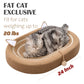 24" Sisal Cat Scratcher - 2-in-1 Bed & Scratching Board