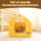 Warm Cave Dog Tent - Deluxe Cozy Pet Bed House