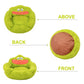 Green Mouth Cozy Pet Donut Bed - Calming Plush for Dogs & Cats