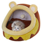 Cute Crystal Velvet Cat Igloo - Cozy Indoor Bed for Cats