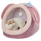 Cute Crystal Velvet Cat Igloo - Cozy Indoor Bed for Cats