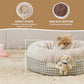 Teddy Donut Bed - Cozy for Indoor Cats & Small Dogs