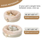 Teddy Donut Bed - Cozy for Indoor Cats & Small Dogs