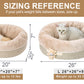 Teddy Donut Bed - Cozy for Indoor Cats & Small Dogs