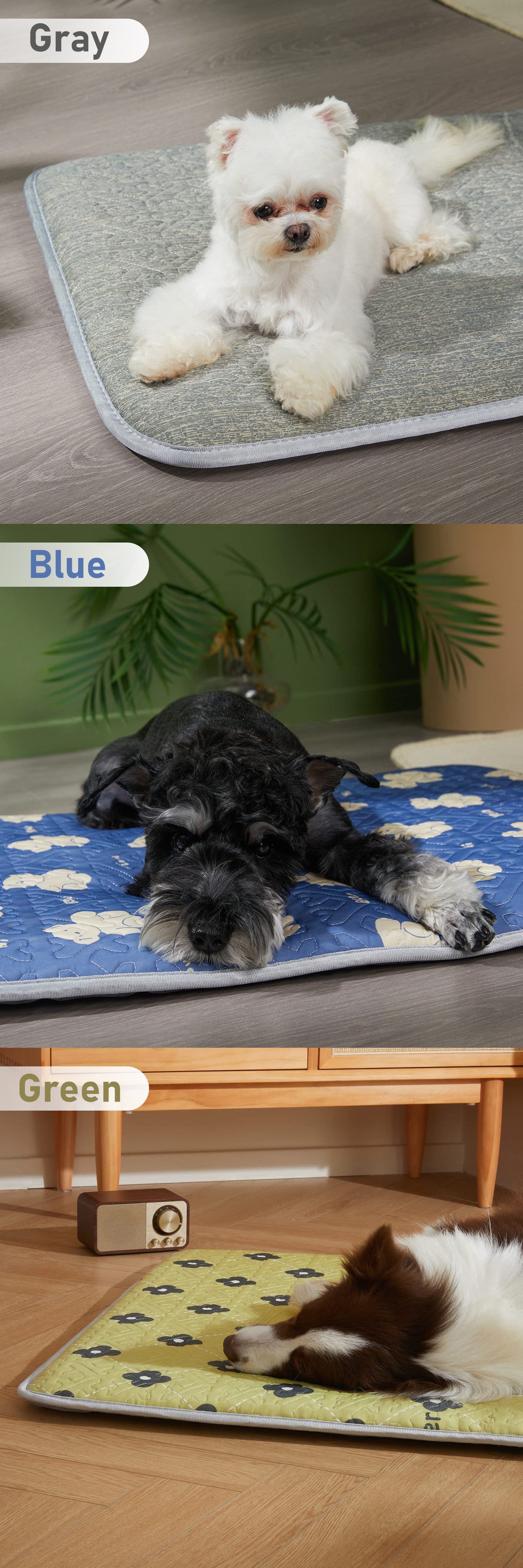 Thin Cotton Dog Crate Bed - Comfortable Mat Pads for Comfort