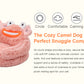 Pink Crab Cozy Calming Pet Donut Bed - Soothing & Soft for Dogs and Cats