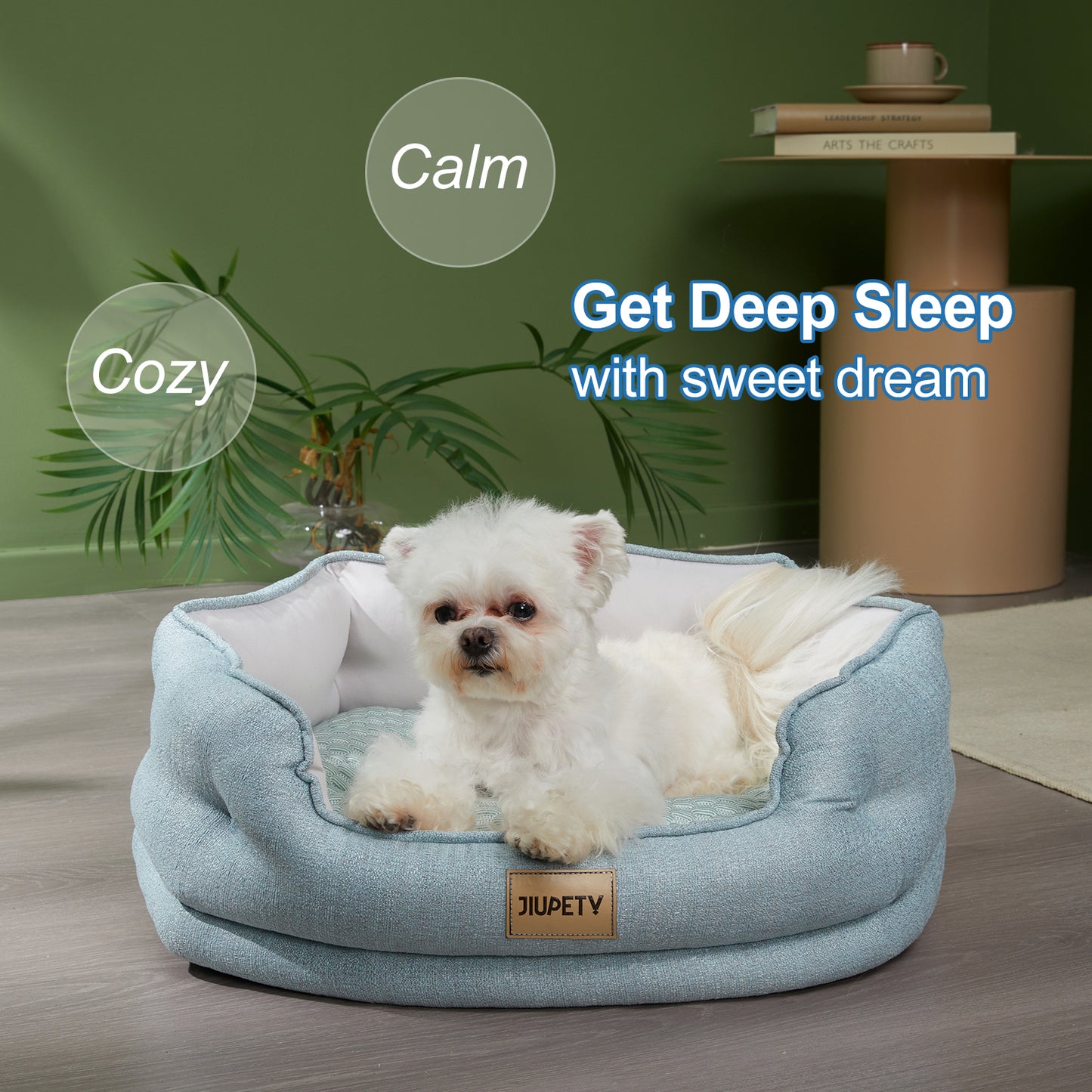 Premium Round Pet Bed - Washable & Cozy for Cats and Dogs