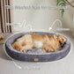 Washable Oval Dog and Cat Bed Mat