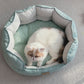 Premium Round Pet Bed - Washable & Cozy for Cats and Dogs