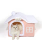 Cartoon Chimney Cat House - Cute & Cozy Shelter