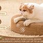 24" Sisal Cat Scratcher - 2-in-1 Bed & Scratching Board