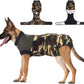 Dog Recovery Suit Adjustable, Dog Bodysuit for Abdominal Wound after Surgery, Substitute E-Collar, M Size, Anti-Licking Surgical Dog Onesies, Camo.