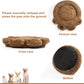 Brown Small Dog Bed, round Calming Donut Dog Bed, Flush and Fluffy Dog Bed, Comfy and Cozy Dog Bed, M Size (22"X22") Dog Bed with Non-Slip Bottom Dog Bed